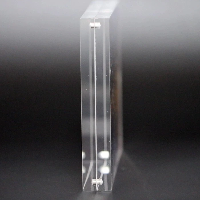 Магнитная акриловая квадратная фоторамка plexi Стеклянная размером 8x8 10x10 12x12 дюймов на заказ