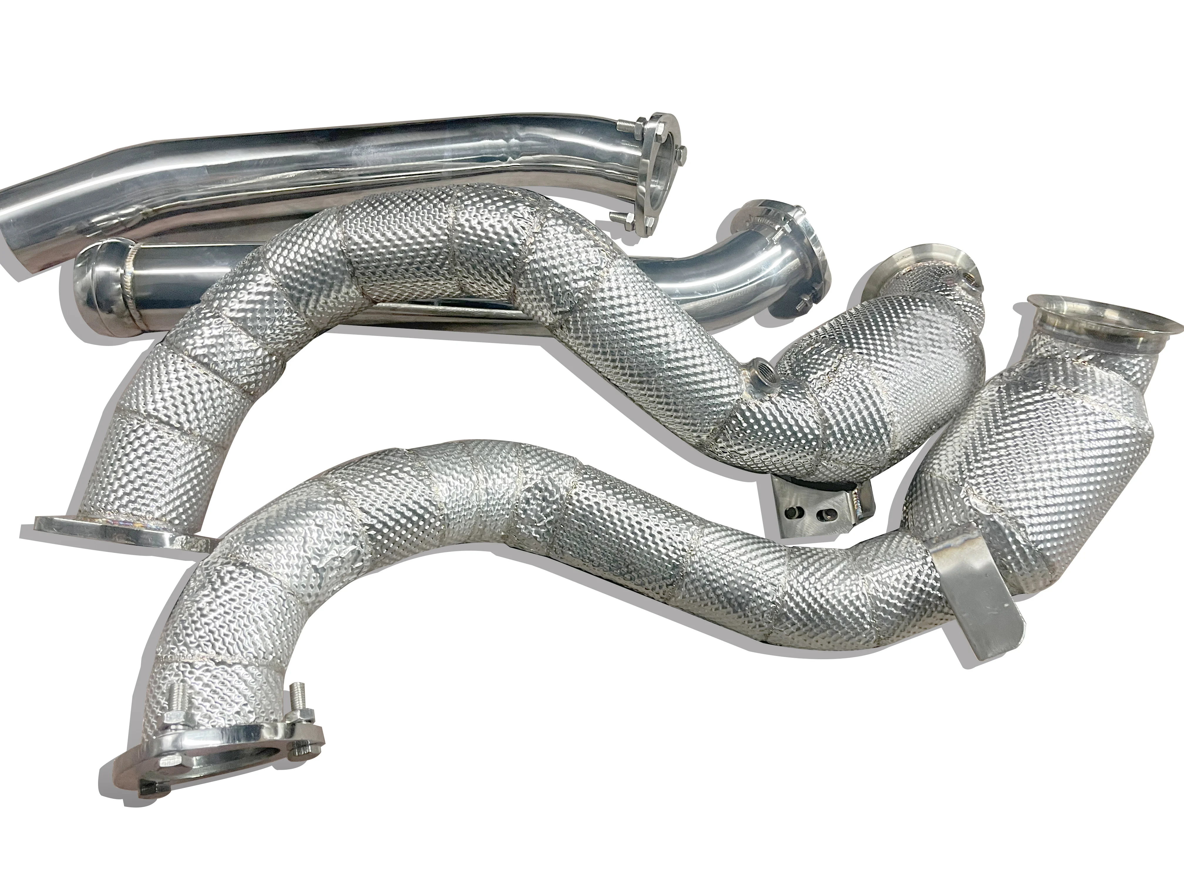 China Manufacturer front pipe catless downpipe for AstonMartin DB11/4.0T V8