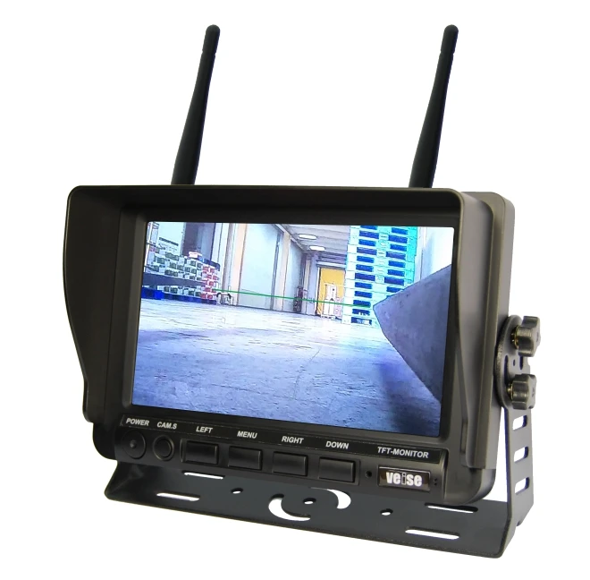 IP68 waterproof 7 inch IPS LCD digital industrial panel car monitor RV backup camera monitor system