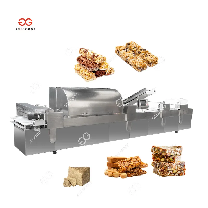 Dried Fruit Oat Cereal Halva Protein Peanut Brittle Candy Forming Price Date Bar Making Machine In India