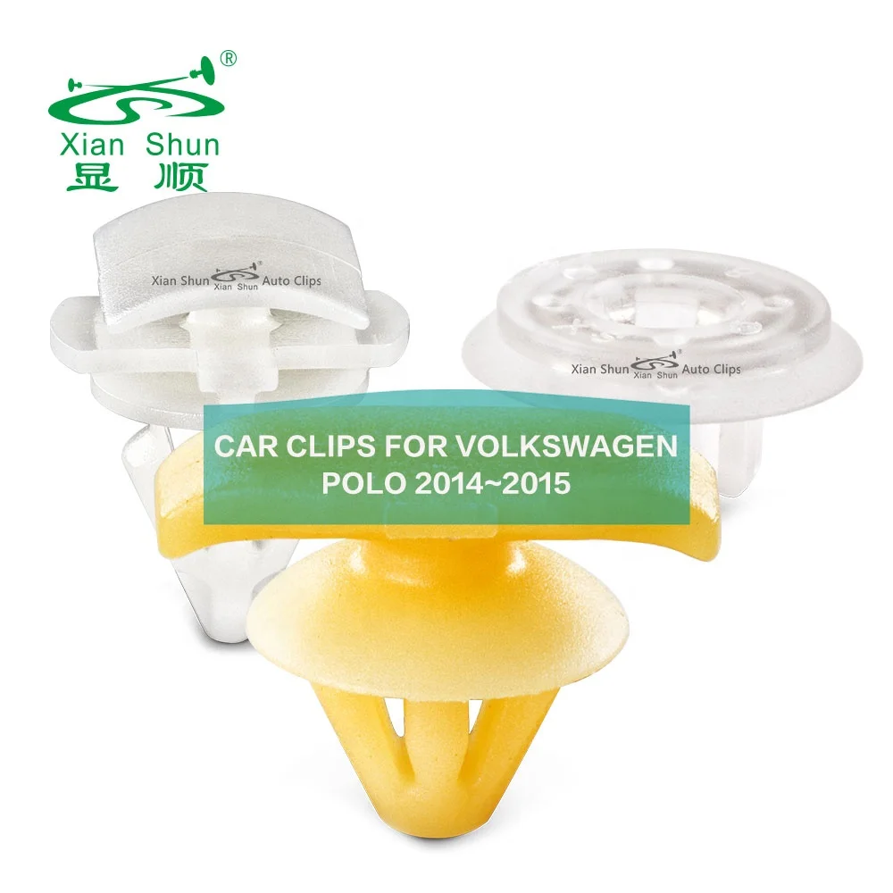 Car Fasteners & Clips Fit For VOLKSWAGEN  VAG POLO2014 2015 Bumper Hood Door panel Heat Shield Auto Fastener Clips