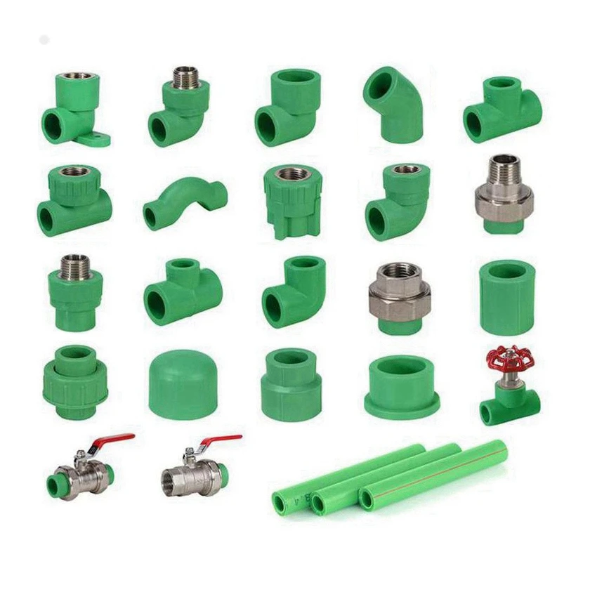 Новые продукты полипропиленовые Трубопроводные фитинги сантехническая труба пластиковый соединитель ppr фитинг трубы для водопроводной