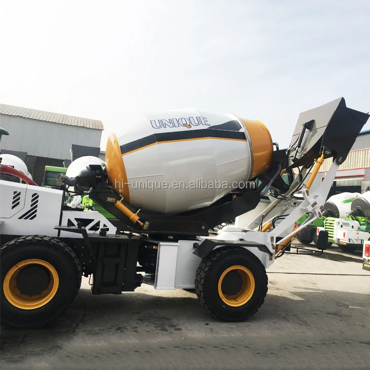 Good Price Self loading Concrete Mixer Truck With Cement Bucket And Weighing System
