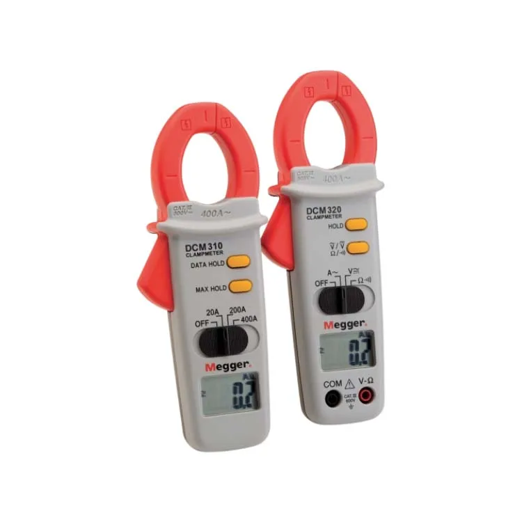 Megger DCM310 and DCM320 inspection Handheld power tester Digital clamp meter Maintenance