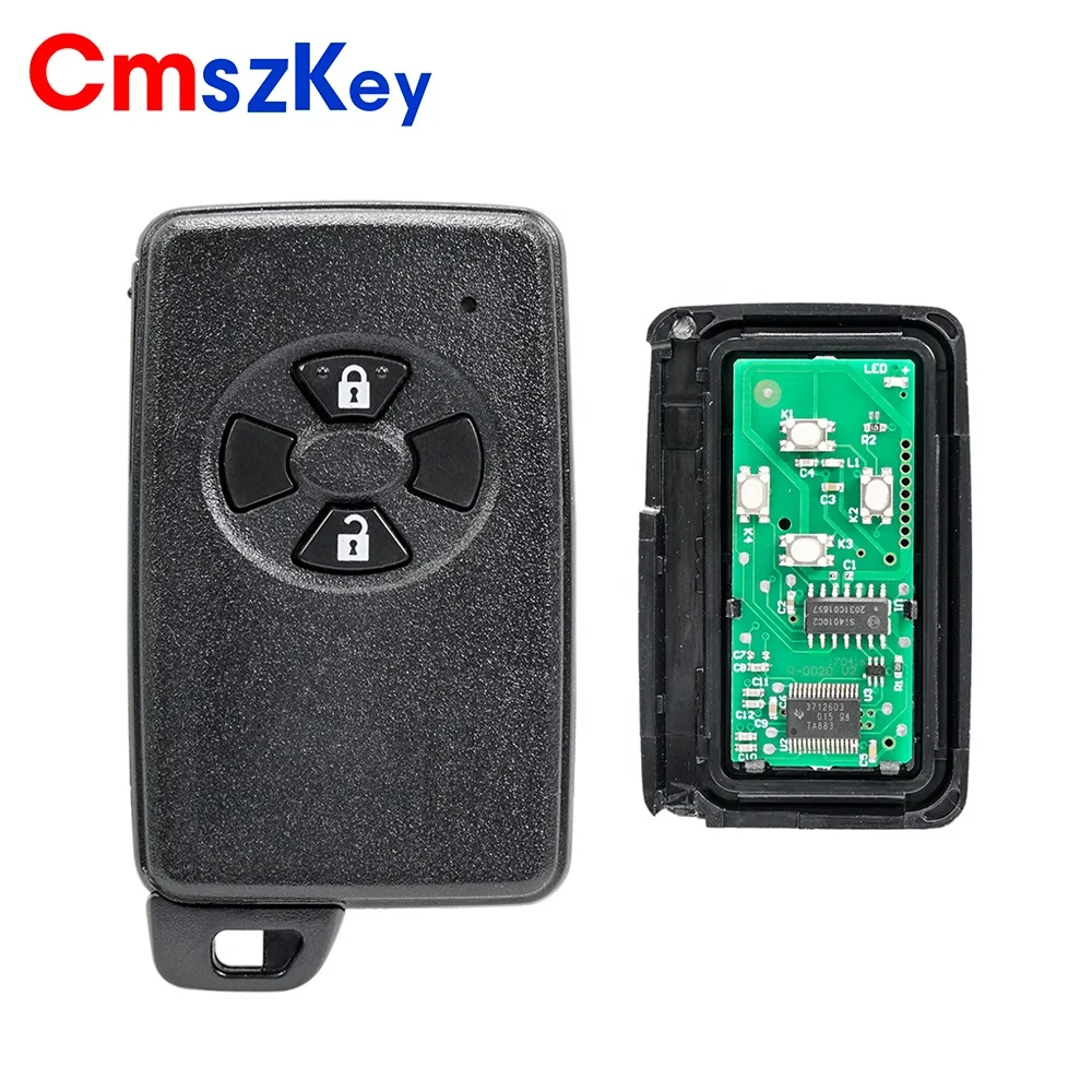 For Toyota 2006+ Corolla Auris Rav4 Yaris  2 BTN Smart Remote Key Fob 434Mhz B51EA Chip P1 D4 4D67 4D71