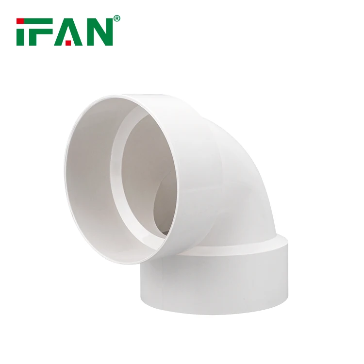 IFAN High Quality PVC Drainage Fittings 5 Inch UPVC Pvc Fittings ASTM2665 PVC Glue Connection Elbow Upvc Pipe And Fittings