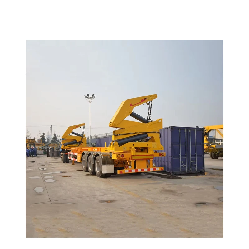 New Mobil Truck Crane 3 Axles Truck Crane 20Ft 40 Ft Side Loader crane mounted truck for 40 container