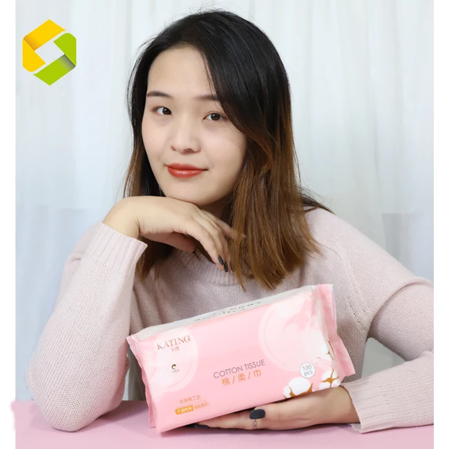 Nonwoven Disposable Super Face Towel Dry and Wet Face Tissue for Face