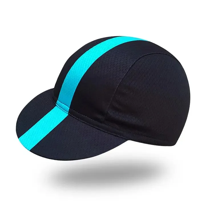 Wholesale 100 % Polyester Quick Drying Cycling Summer Bike Hat Custom Sport Cycling Cap