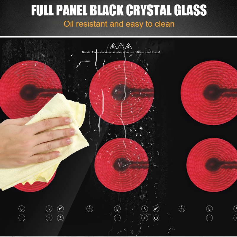 Customized Logo 9000W 6 Cookers Multipurpose Induction Infrared Cooker Electric Ceramic Infrared Cooker