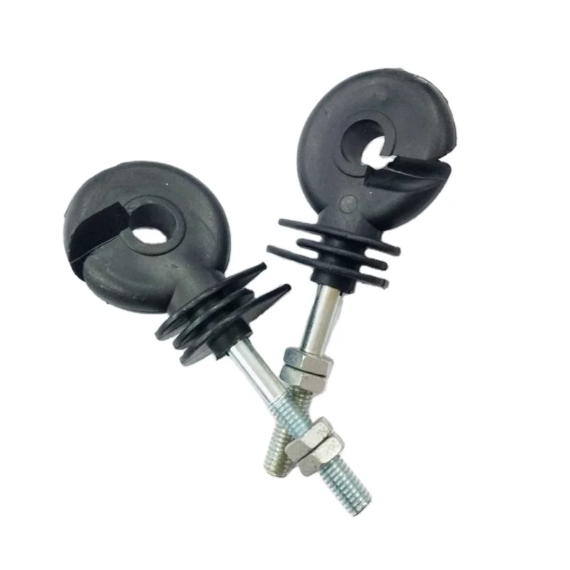 Fence Tool Wood Post Screw In Ring Insulator Animal Husbandry Cow Sheep Galvanized Steel Electric Fencing Insulators