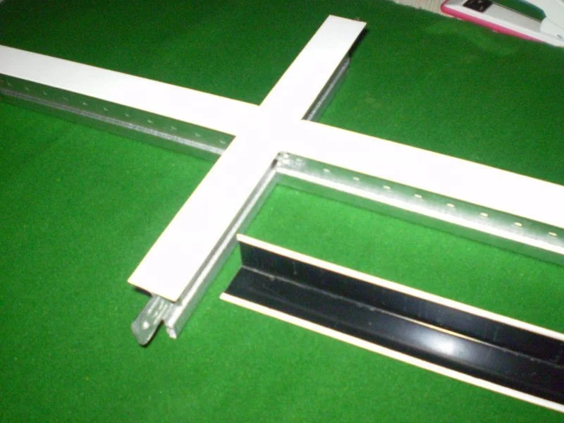 Galvanized suspended t bar suspended ceiling grid