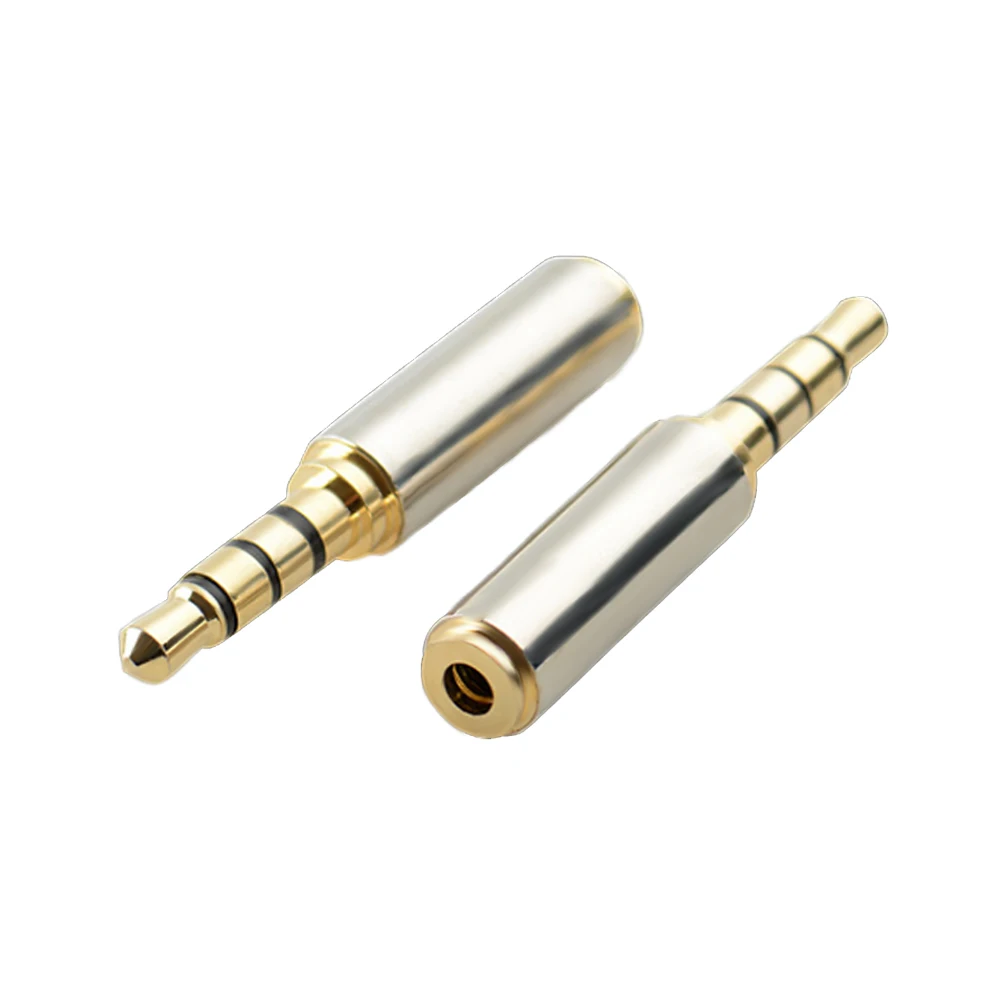 
Best Gold Plated 2.5 mm to 3.5 mm Audio Jack Adapter Female to Male Headset Stereo Audio Converter 