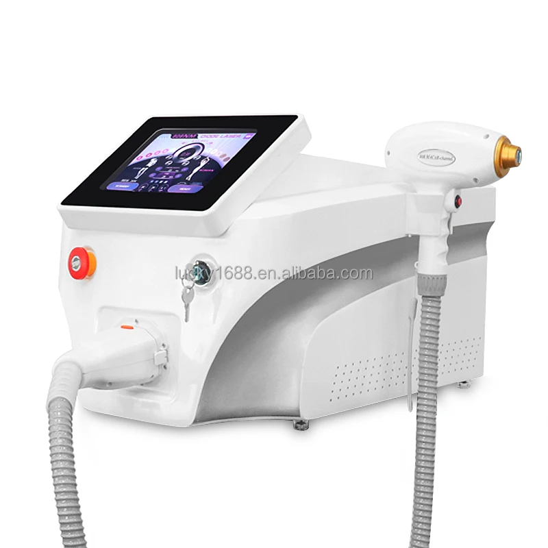 Portable 808nm 755nm 1064nm diode laser hair removal beauty machine