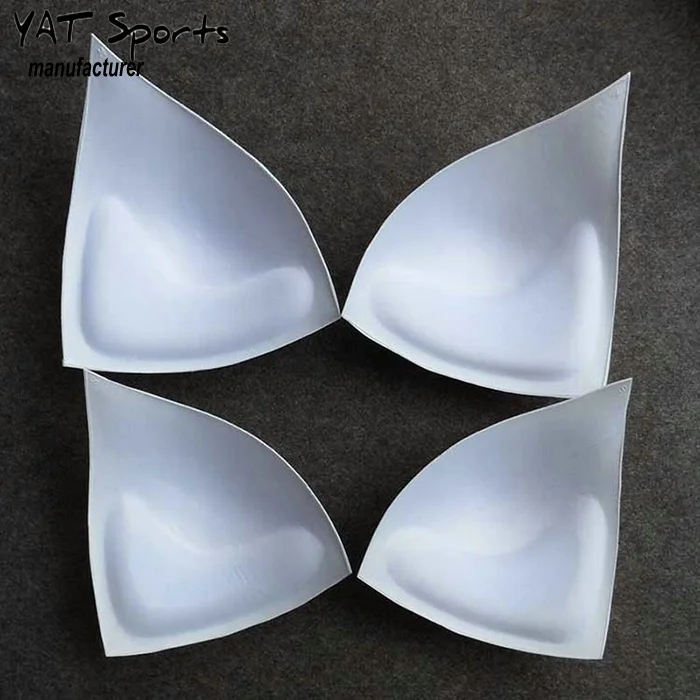 Bra triangle cup Massage thickened triangle cup bikini bra insert sponge breast pad