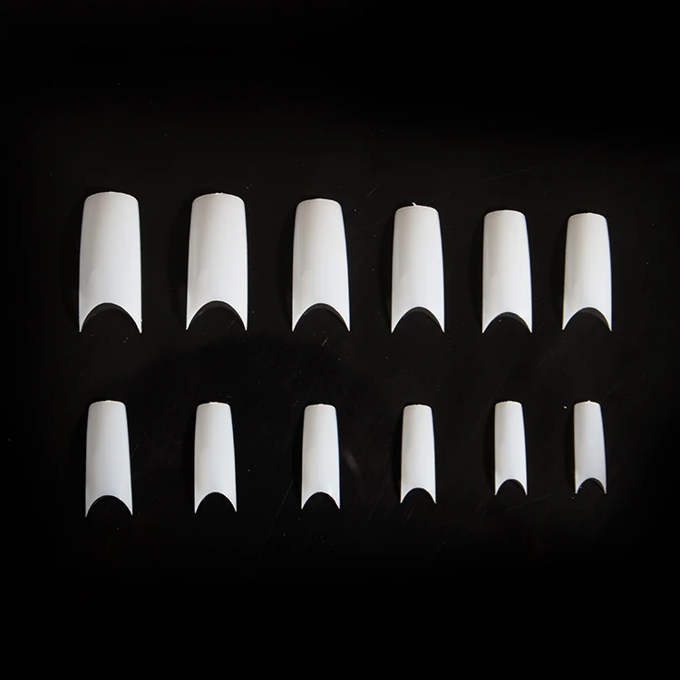Hot new products French C cover white Fingernail matte style tips with factory prices nail clipper