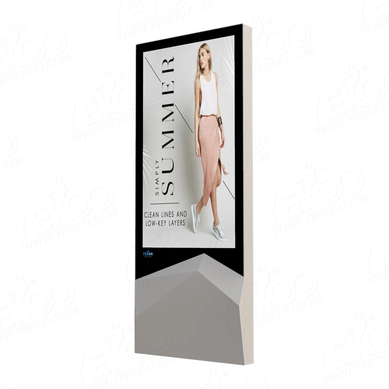 Outdoor High Brightness LCD Android OS Advertising Digital Signage For Sale