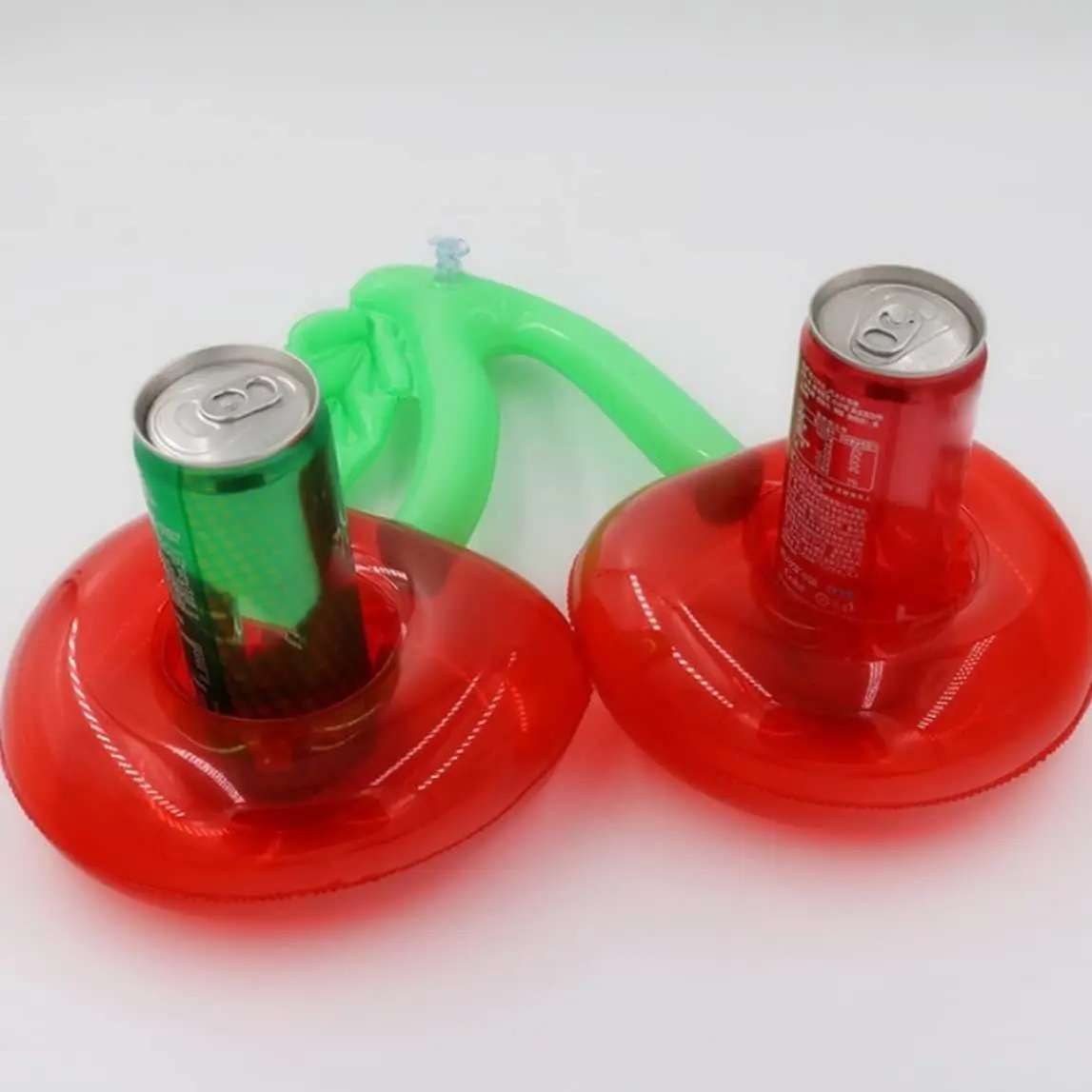 Cherry Pool Drink Floats Inflatable Cup Holders for Pool Party and Swimming Fun Inflatable Drink Holder