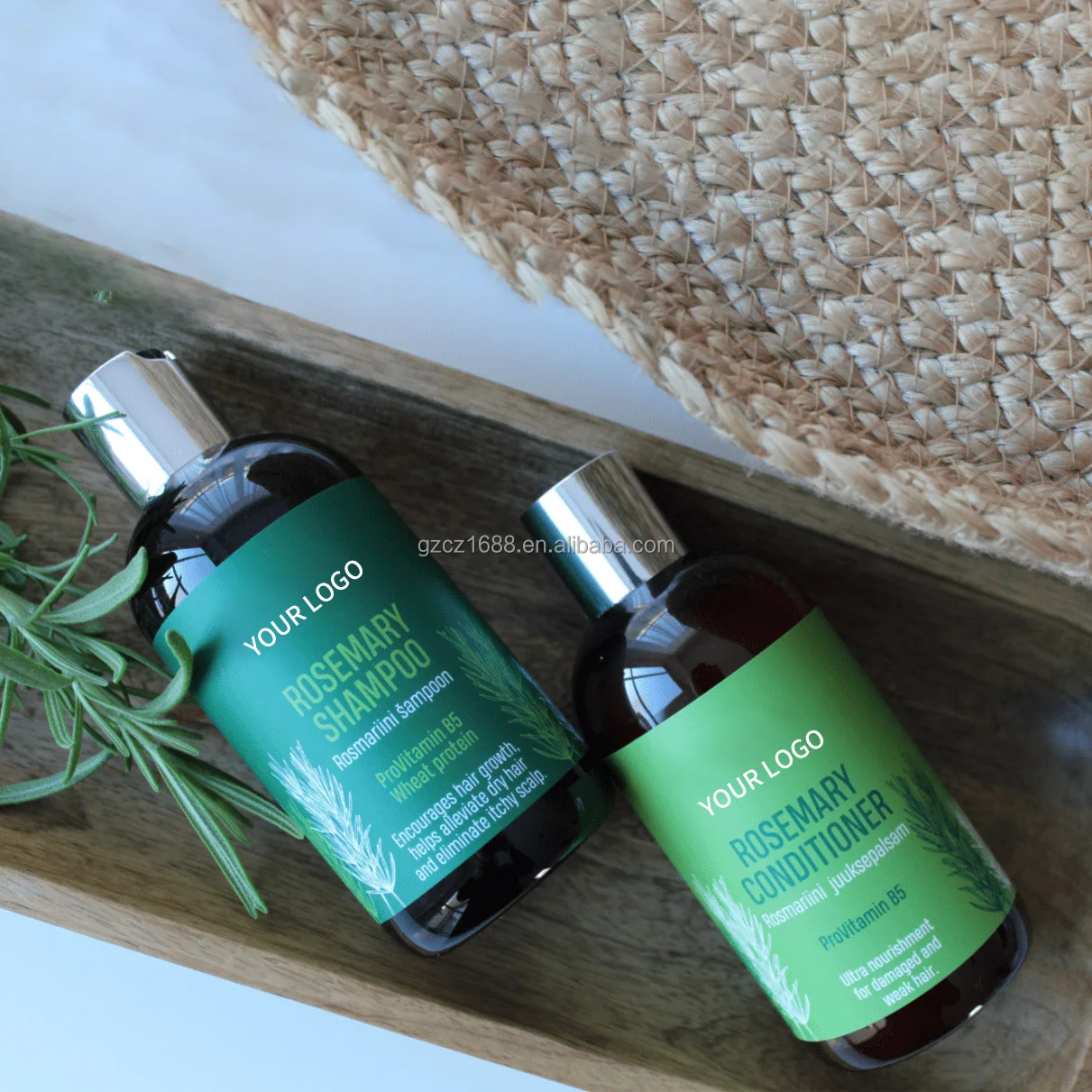 Organic Rosemary Mint Hair Wash Shampoo Volumizing Moisturizing Deep Cleansing Anti-Dandruff Rosemary Shampoo