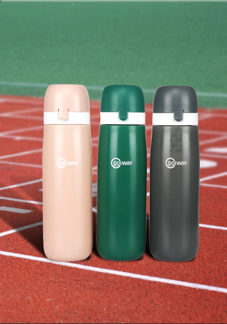 Coolway Portable Squeezable Filter Bottle BPA Free Leak Proof Lightweight Sports Drink Cold Brew Water Bottles
