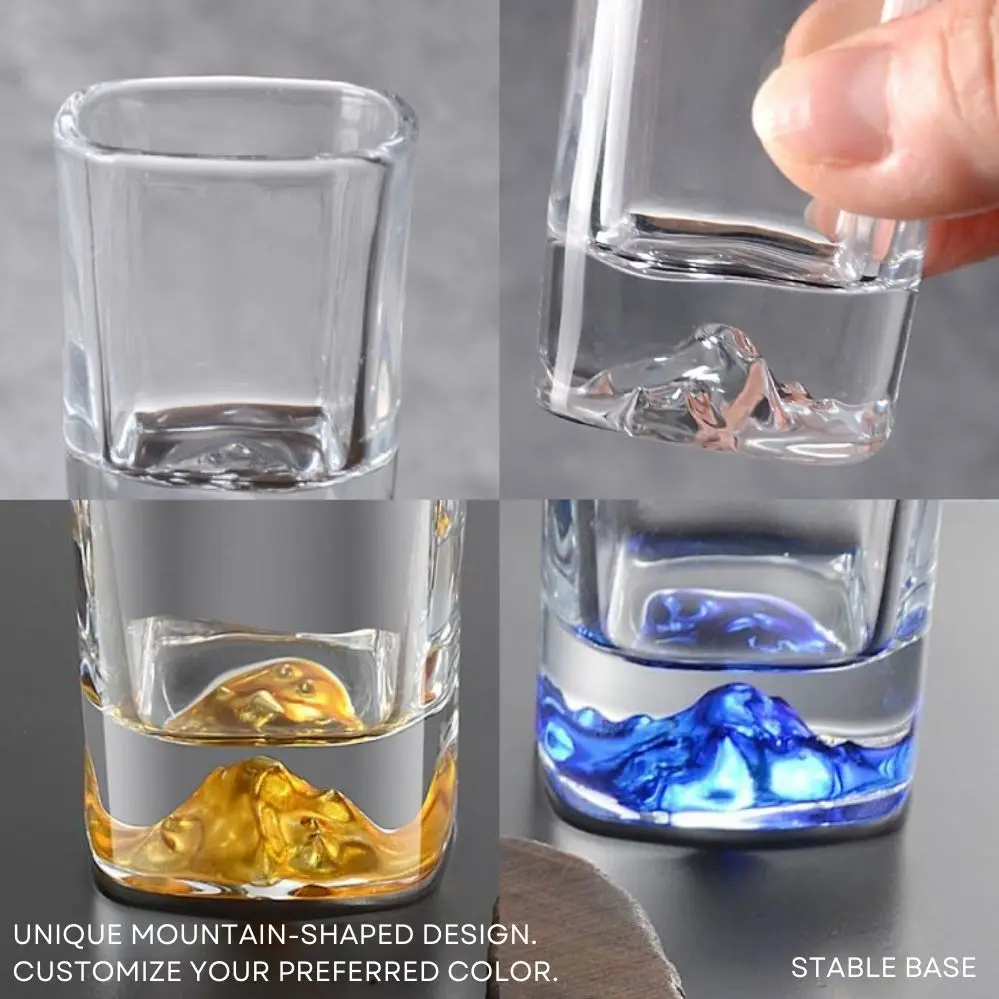 Wholesale High Quality Sublimation Bar Thick Bottom Custom Logo Cheap Spirit Brandy 4 set whisky tequila Glass Cup Shot Glass