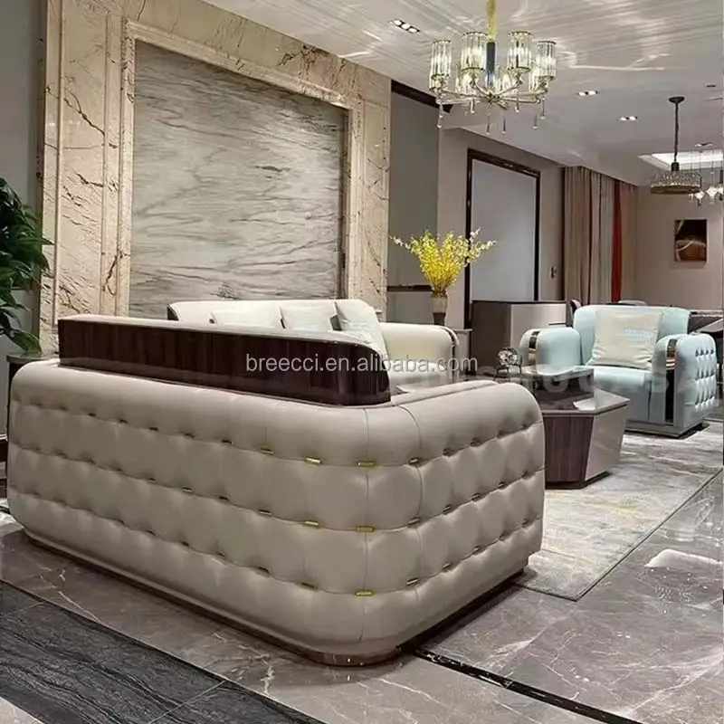 Итальянский Роскошный Современный дизайнерский диван-кровать комплект для гостиной обеденный уголок модульный с уникальными особенностями кожаный тканевый материал
