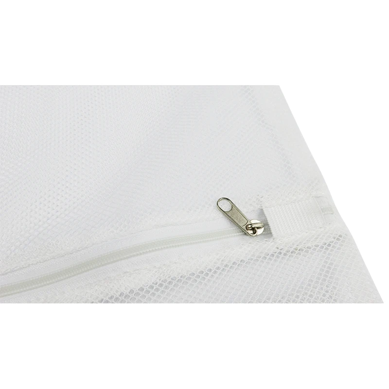 Небольшой полиэстеровый сетчатый мешок для стирки нижнего белья на застежке-молнии