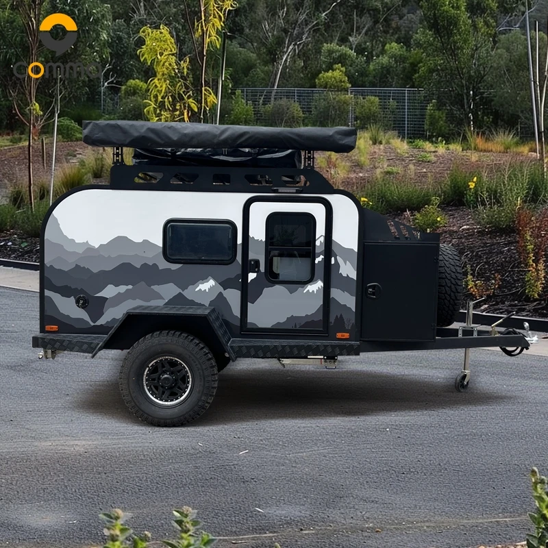 Luxury mini rv campers travels trailer manufacturers china inflatable off-road mini caravanes rvs campers