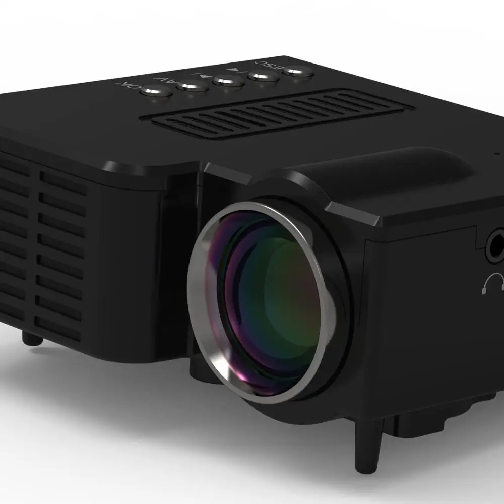 UC28C Прямая поставка с фабрики Детский интерактивный сотовый телефон 4k Ультра короткий бросок проектор для домашнего кинотеатра