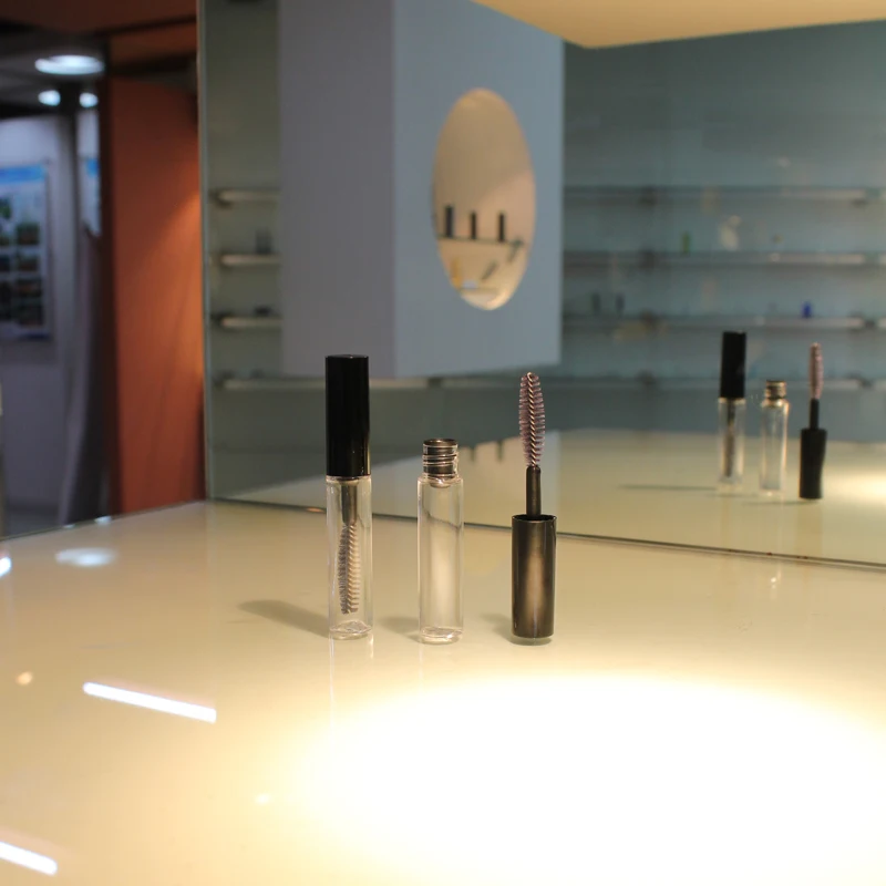 3ml Empty Mascara Tubes with Brush Cosmetic Packing Mini Sample Size Mascara Tube Eyelash Serum Tube Cap plastic Bottle
