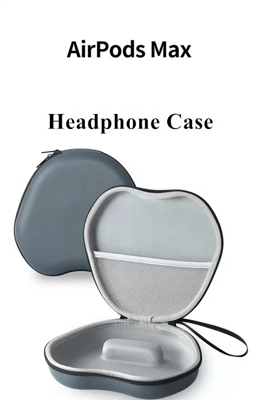 Hard Shell Headphone Case for Airpods Max Waterproof Zipper Protective Storage Bag Travel Headphone Case