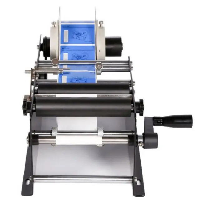 
YTK-L100 Manufacturer Manual Operate Round Bottles Label Applicator Machine for Sale 