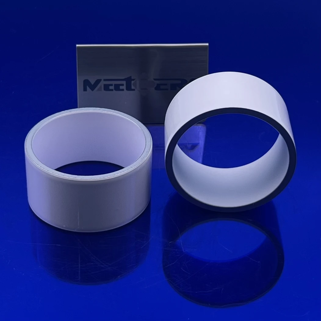 High temperature custom sizes resistance white alumina metallized ceramic tube
