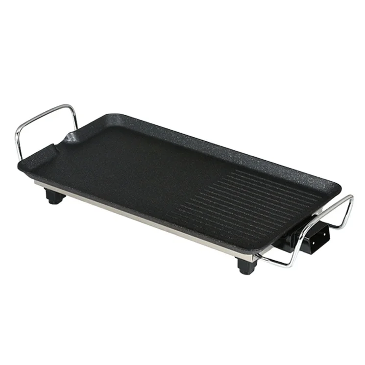 
Электрический гриль для приготовления домашнего барбекю с алмазным покрытием без дыма 