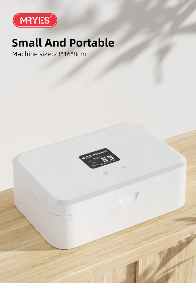 MRYES Mini Portable LED UV Lamp Curing Machine Mobile Phone TPU Hydrogel Film UV Curing Machine