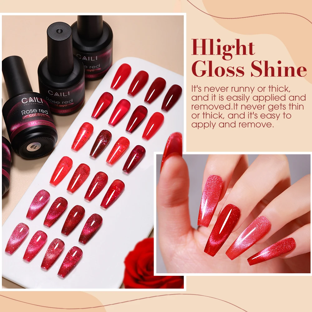 Solid Color Gel Polish Set 15ml Uv Gel Nail Polish 24 Different Colors Red Gel Polish Set Box Custom logo CE and MSDS