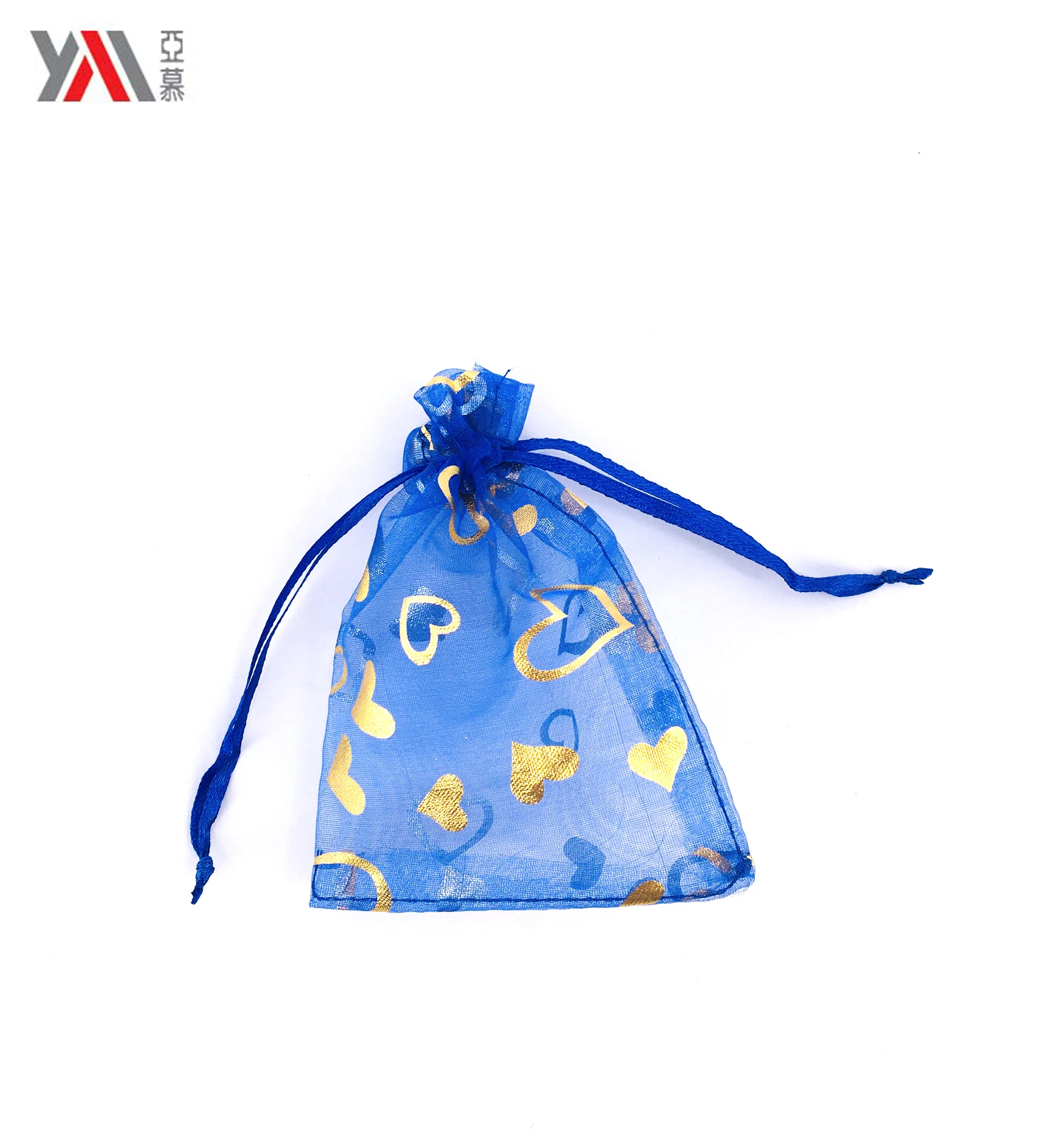 Wholesale Custom drawstring packing cheap organza gift bag