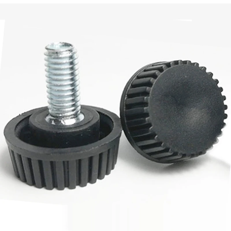 Injection molded screws overmolded hand screws processing plastic handle bolts Thumb Screw