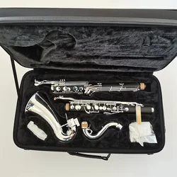 double register key Low Eb Bass Clarinet with Baige good case