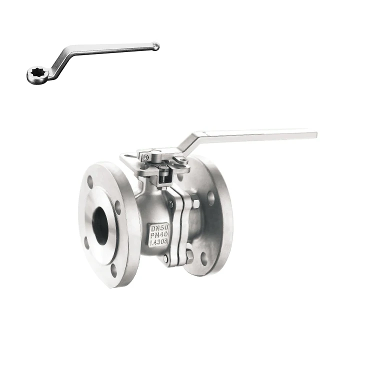 Manual operated flanged jis 10k lever type ball valve