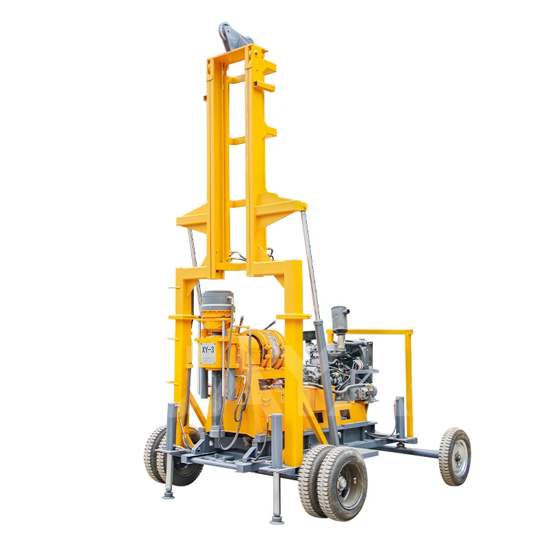 XY-3 model core dth mobile wireline drilling rig
