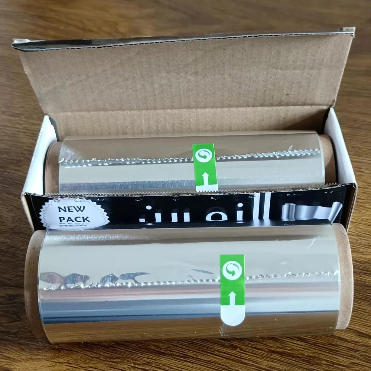 Factory Wholesale 15cm*25m*30mic Aluminium Shisha Foil Paper Roll Perforated Hookah with Aluminum Foil Roll Food Use Hot Sale