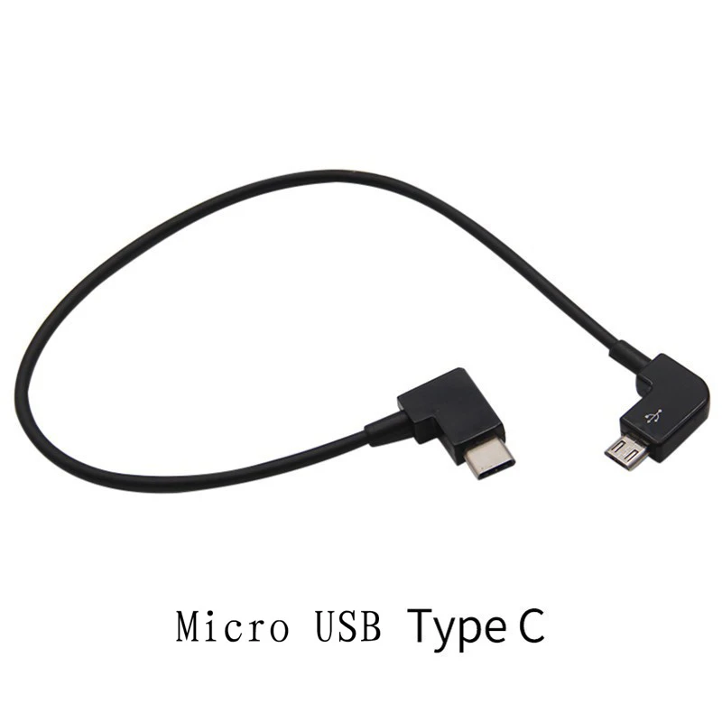 Elbow Type C Interface Drone Remote Control Interface Matching With Mobile Phone Connection Displaying Live Data Cable for Drone