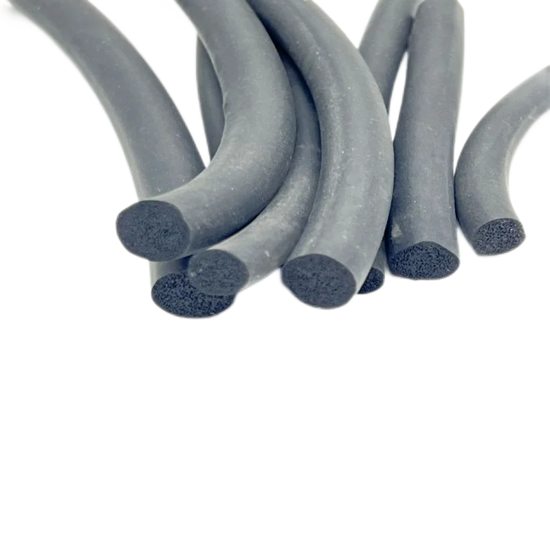 High quality and environmentally friendly Various materials of rubber products EPDM foam cylindrical rubber strips