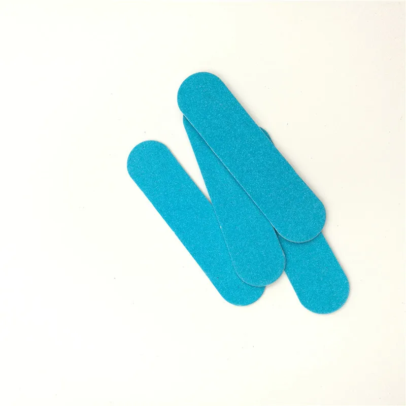 50pcs/Set Nail Files Fashion Design Pink Red Blue 80/80 Grit Nail Files Professional Mini Nail File