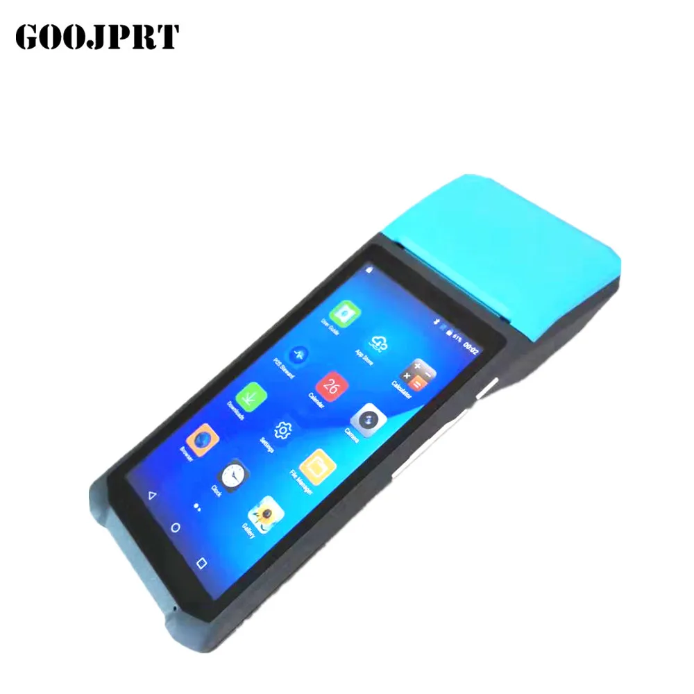  JP-Q2 3G WCDMA WiFi Android Ручной КПК со встроенным мобильным термальным принтером NFC RFID кардридер мобильный термопринтер считыватель