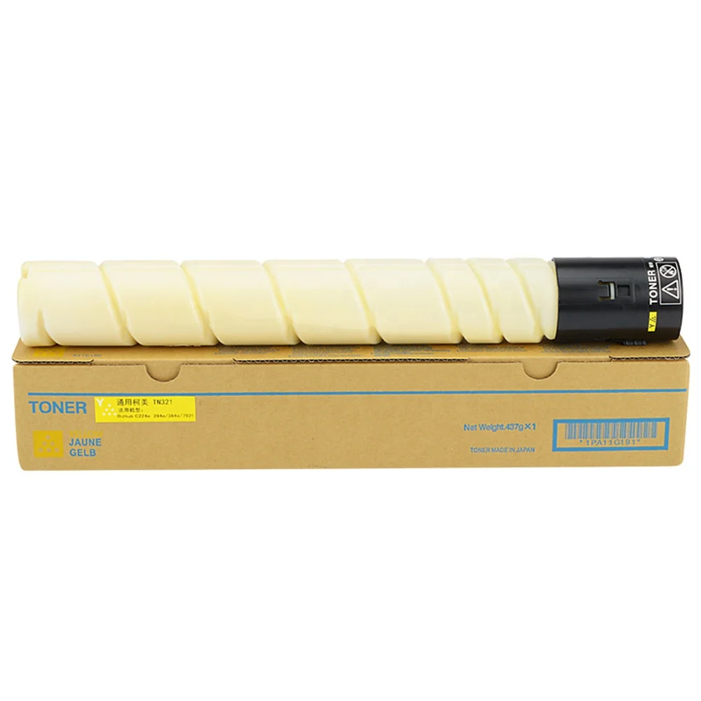  Совместимый цветной тонер-картридж Konica Minolta TN321 TN-321 A33K130 A33K430 A33K330 A33K230 для Bizhub C224 284 364 c7822