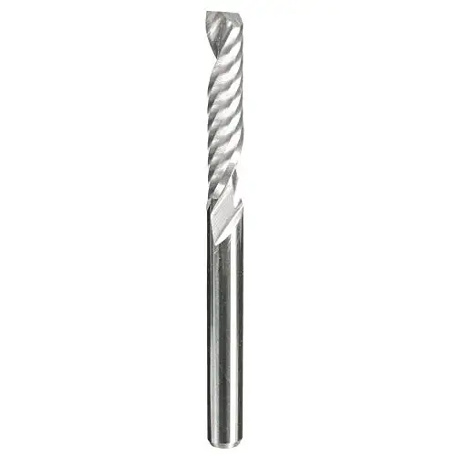 8 * H50 * L100 FST режущие инструменты CNC Карбид 1 Флейта спиральный фрезерный фреза Один Флейта концевая фреза для акрилового алюминия ПВХ древесины