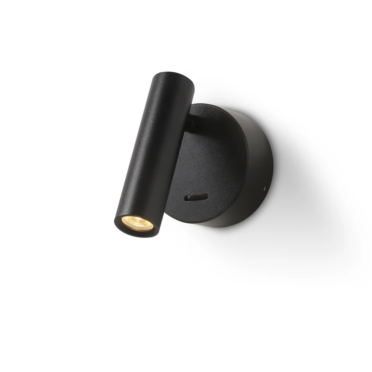 Modern hotel bedroom bed headboard light wall mounted 3w led reading wall lamp