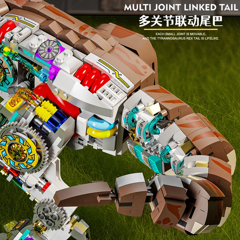 1388 + шт креативный конструктор MOC Dragon Tyrannosaurus сборка мелких частиц головоломка набор строительных блоков игрушка Juguete MJI 13050